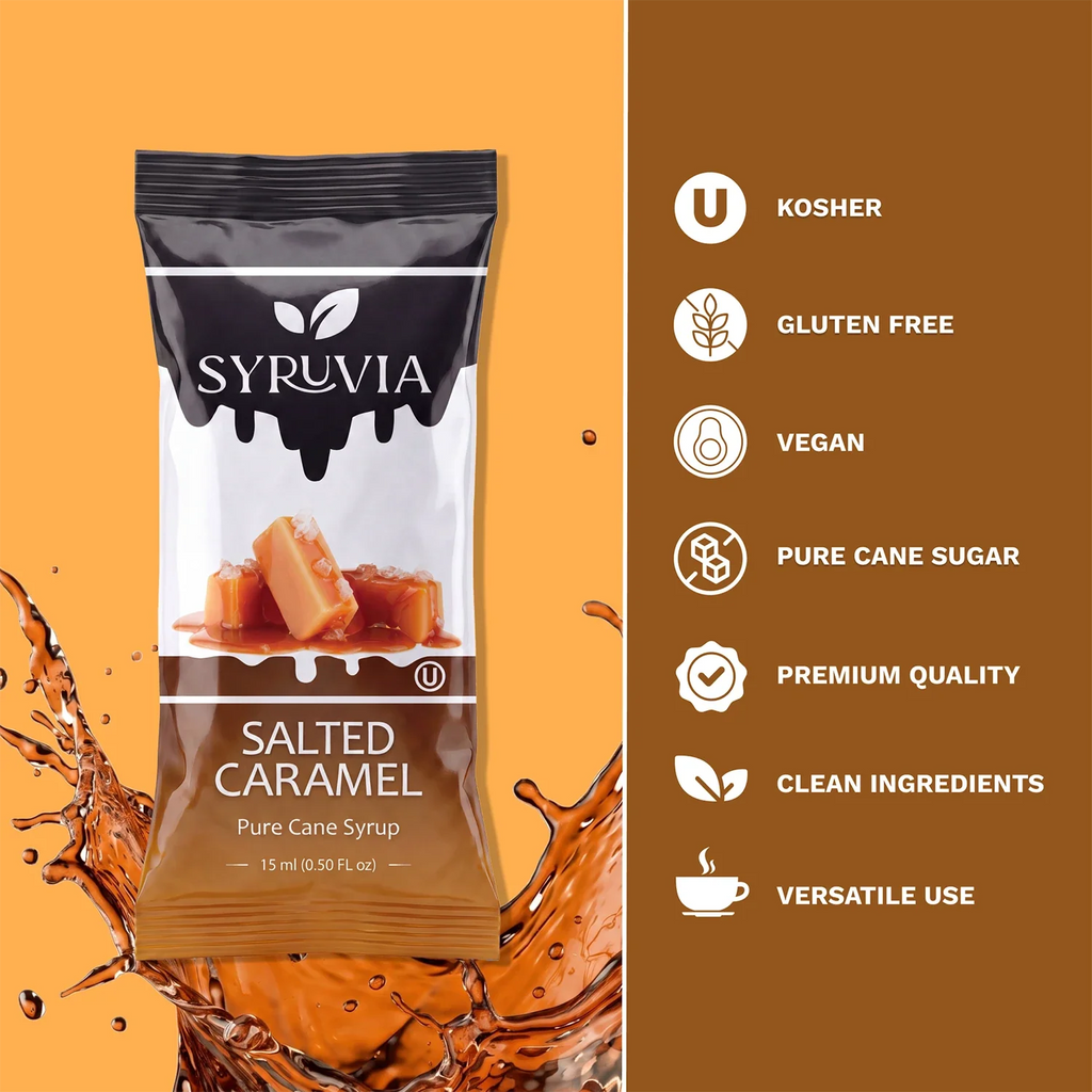 Salted Caramel Syrup Pouches