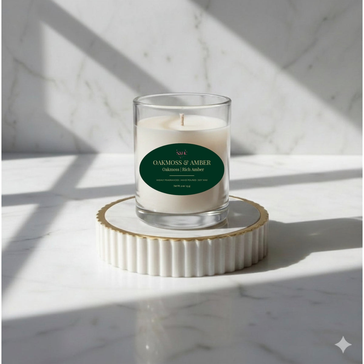 Oakmoss & Amber | Premium Soy Candle
