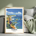 Affiche Biarritz  - impression de voyage Biarritz, France - Phare de Biarritz