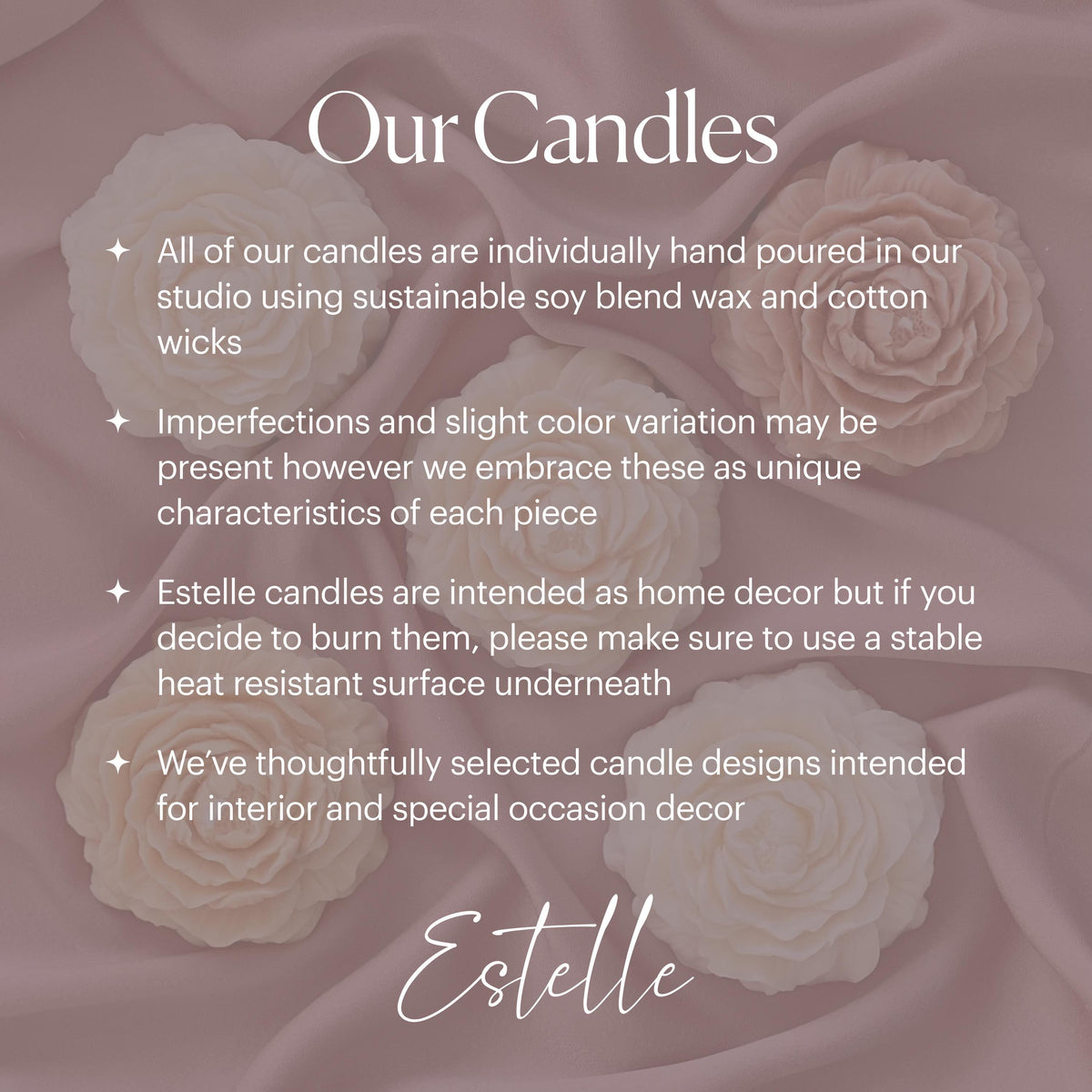 Floral Ornamental Damask Soy Pillar Candle: Sculptural Home Decor, Elegant Gift